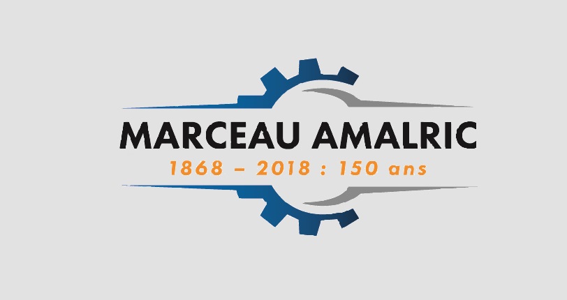 Logo 150 ans Marceau Amalric Logo 150 ans Marceau Amalric