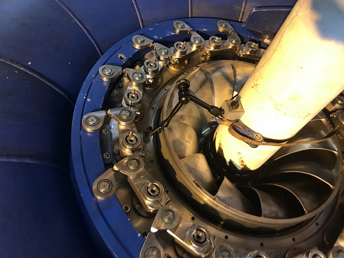 Roue centrale hydroélectrique Marceau Amalric