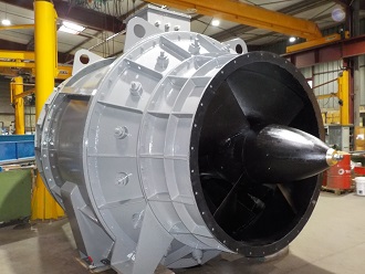 remise en état turbine en atelier Marceau Amalric