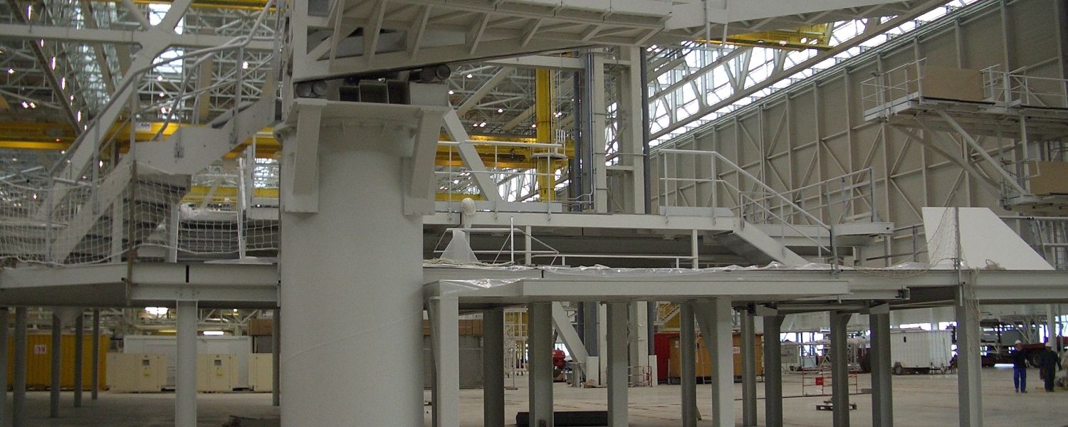 aéronautique poste assemblage avion zone avant