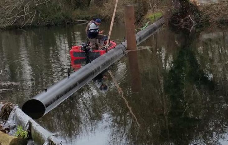 Dromes 2EP HYDRO - Protection contre les embâcles, barrage flottant de  sécurité