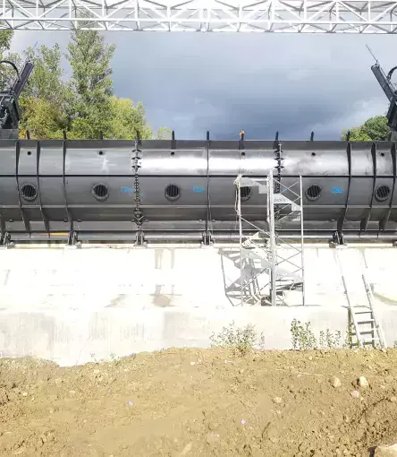 clapet pour centrale hydroélectrique