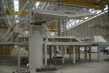 aéronautique poste assemblage avion zone avant